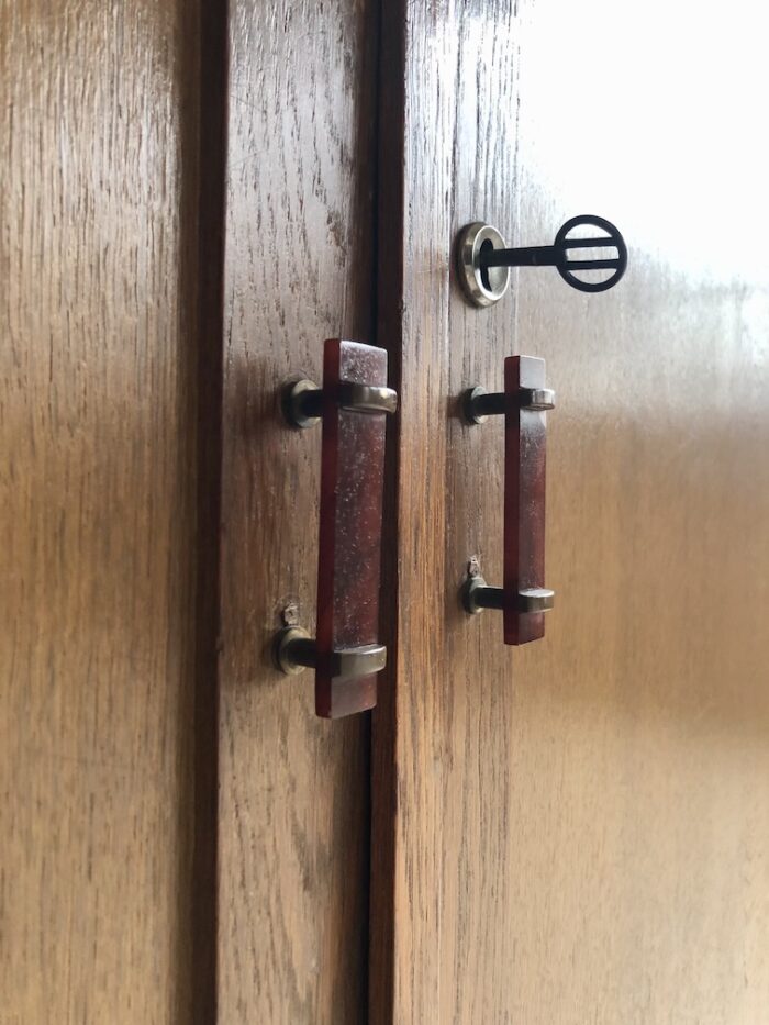 Kledingkast art deco hang drie planken lade - Image 15